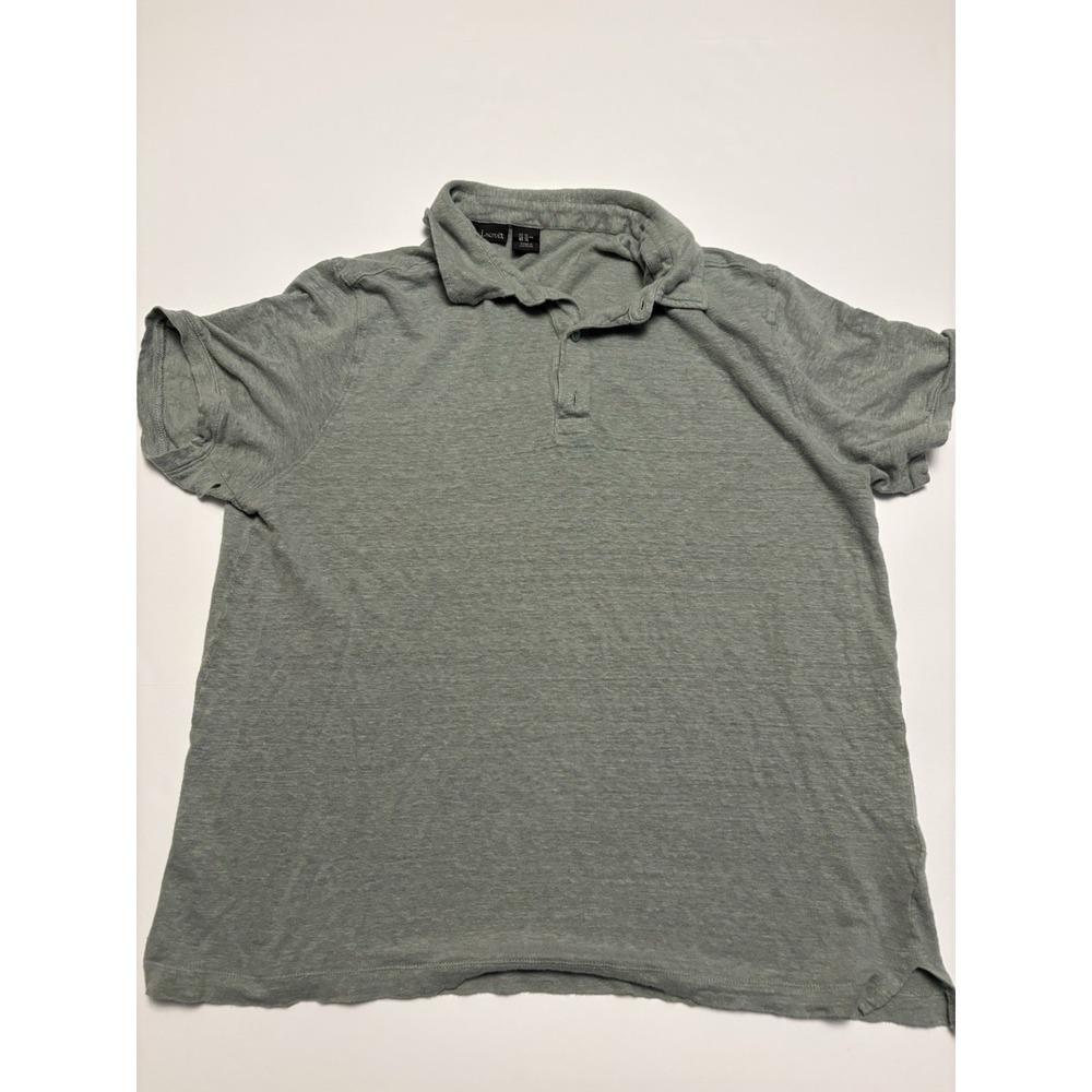 Christian Lacroix Men’s Short Sleeve Polo Shirt Size XL Heather Gray Designer